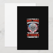 退役軍人娘 招待状 (正面/裏面)