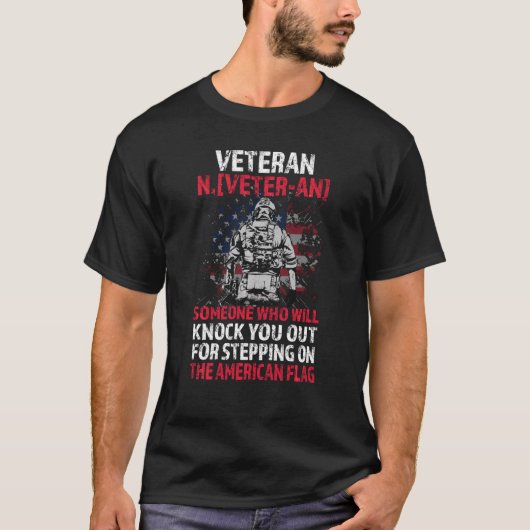 退役軍人定義 Tシャツ (正面)
