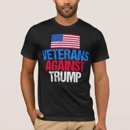 退役軍人対トランプ Tシャツ