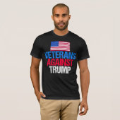 退役軍人対トランプ Tシャツ (正面フル)