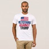 退役軍人対トランプ Tシャツ (正面フル)
