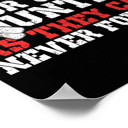 退役軍人彼らが我が国のために何をしたかを思い出しなさい ポスター (角)