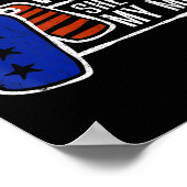 退役軍人彼女は私の母であるアメリカ国旗誇りを持ったのアメリカのヴェート ポスター (角)