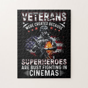 退役軍人忙し:映画のスーパーヒーロー ジグソーパズル