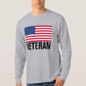 退役軍人愛国的軍隊獣医Tシャツティー Tシャツ (正面)