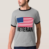 退役軍人愛国的Tシャツティー Tシャツ (正面)