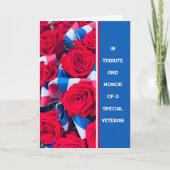 退役軍人感謝カード サンキューカード (正面)