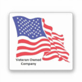 退役軍人所有 シール (正面)