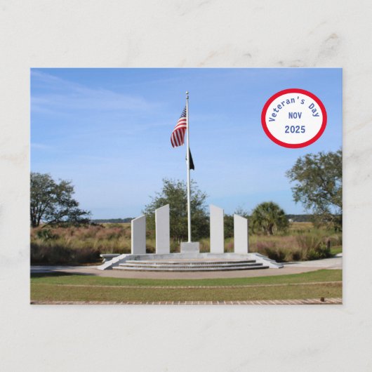 退役軍人日はがき ポストカード (正面)