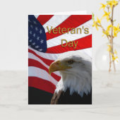 退役軍人日グリーティングカード カード (黄色い花)