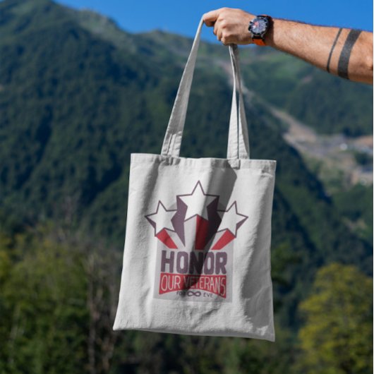 退役軍人日ヴィンテージバッジ トートバッグ