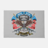 退役軍人日自由は自由ではない私はそれのために支払った ドアマット (正面)