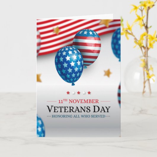 退役軍人日 カード (黄色い花)