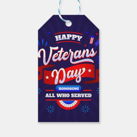 退役軍人日 ギフトタグ (正面)