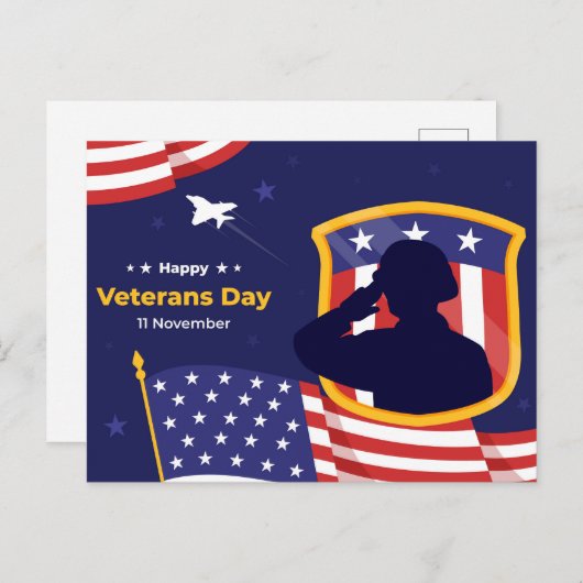 退役軍人日 シーズンポストカード (正面/裏面)