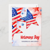 退役軍人日 シーズンポストカード (正面/裏面)