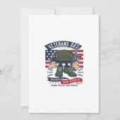 退役軍人日 招待状 (正面)