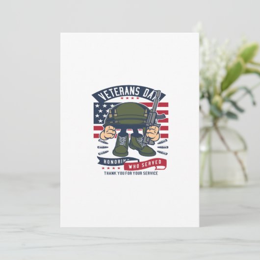 退役軍人日 招待状 (スタンド正面)