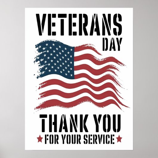 退役軍人日、退役軍人日2025、退役軍人日2026 ポスター (正面)