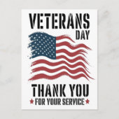 退役軍人日、退役軍人日2025、退役軍人日2026 ポストカード (正面)