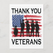 退役軍人日、退役軍人日2025、退役軍人日2026 ポストカード (正面)