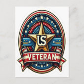 退役軍人日、退役軍人日2025、退役軍人日2026 ポストカード (正面)