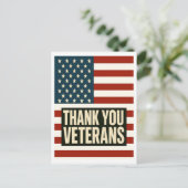 退役軍人日、退役軍人日2025、退役軍人日2026 ポストカード (スタンド正面)