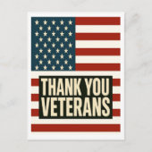 退役軍人日、退役軍人日2025、退役軍人日2026 ポストカード (正面)