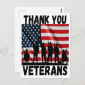 退役軍人日、退役軍人日2025、退役軍人日2026 ポストカード (正面/裏面)