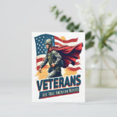 退役軍人日、退役軍人日2025、退役軍人日2026 ポストカード (スタンド正面)