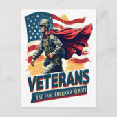 退役軍人日、退役軍人日2025、退役軍人日2026 ポストカード (正面)