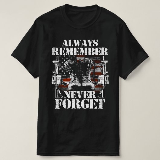 退役軍人日 Tシャツ (デザイン正面)