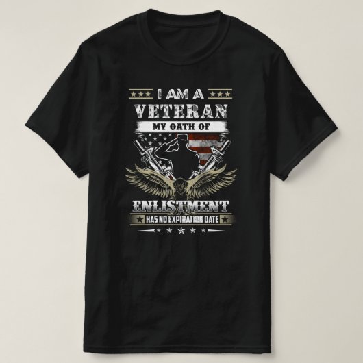 退役軍人日 Tシャツ (デザイン正面)