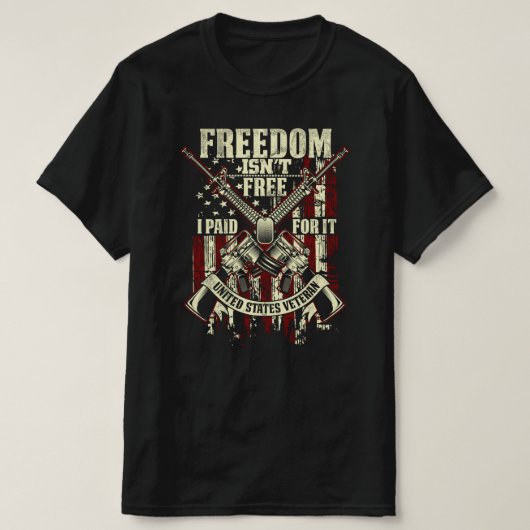 退役軍人日 Tシャツ (デザイン正面)