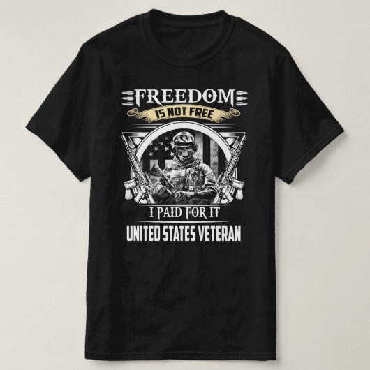 退役軍人日 Tシャツ (デザイン正面)