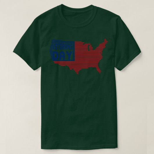 退役軍人日 Tシャツ (デザイン正面)
