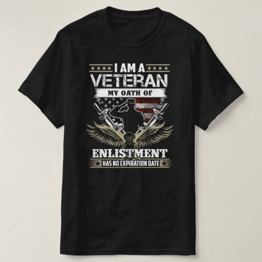 退役軍人日 Tシャツ (デザイン正面)