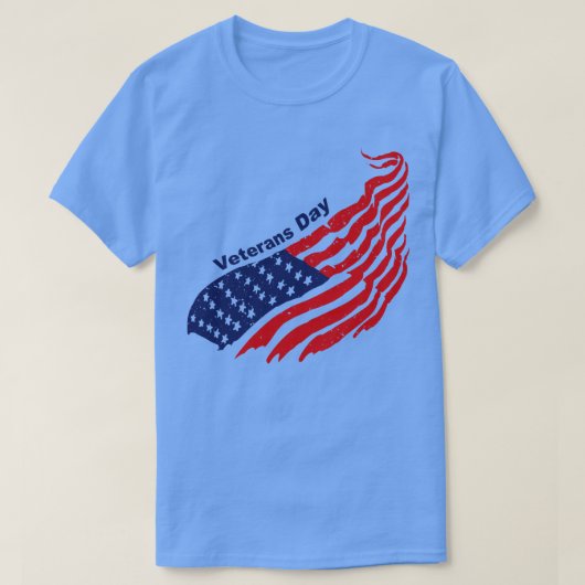 退役軍人日 Tシャツ (デザイン正面)