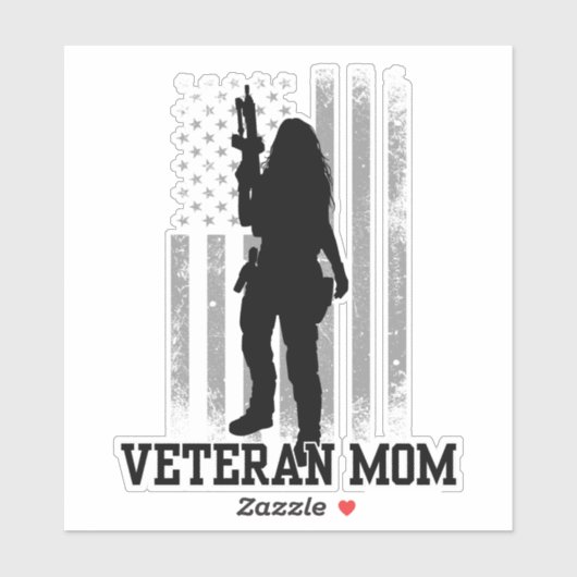 退役軍人母 シール (シート)