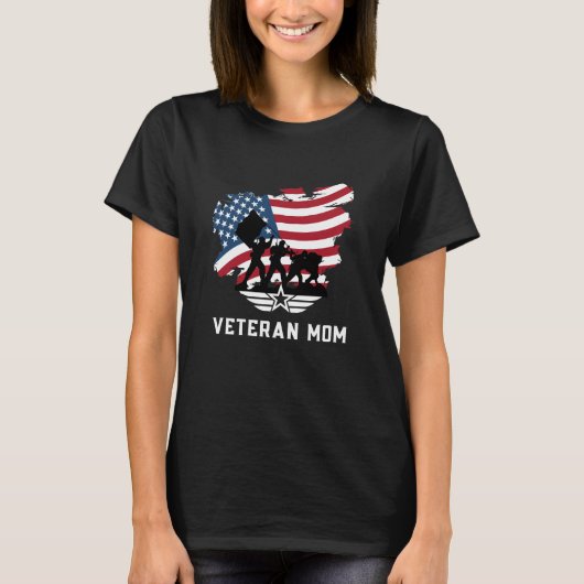 退役軍人母 Tシャツ (正面)