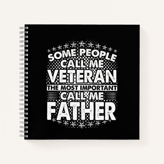 退役軍人父 ノートブック (正面)