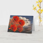 退役軍人用ノートカード カード (黄色い花)