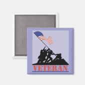 退役軍人磁石 マグネット (正面/裏面)