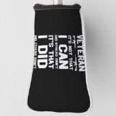 退役軍人私も他の人もできないわ ゴルフヘッドカバー (回転90)