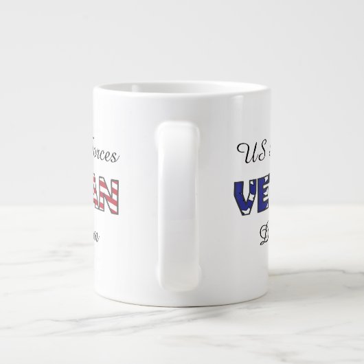 退役軍人米軍軍隊獣医 ジャンボコーヒーマグカップ (裏面)