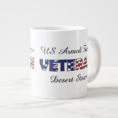 退役軍人米軍軍隊獣医 ジャンボコーヒーマグカップ (正面右)