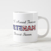 退役軍人米軍軍隊獣医 ジャンボコーヒーマグカップ (右)