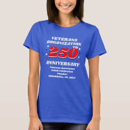 退役軍人組織 アメリカ独立250周年記念 Tシャツ