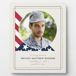 退役軍人記念写真プラーク フォトプラーク