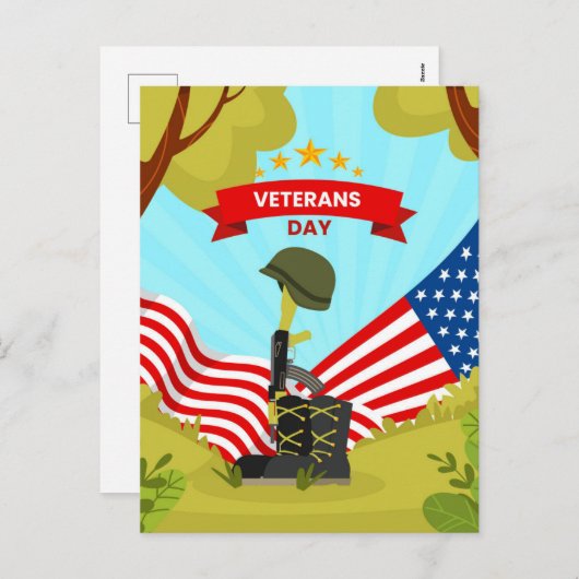 退役軍人記念日 シーズンポストカード (正面/裏面)